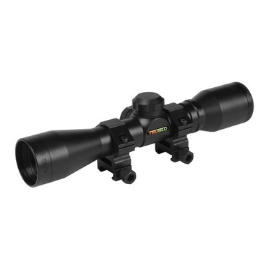 TruGlo Scope 4X32 Crossbow Black w Rings