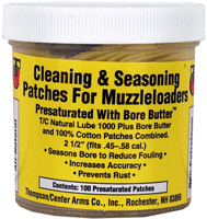 T/c Clean & Season Patch 2.5" - Saturated In Lube 100pk
