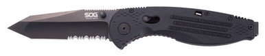 Sog Knife Aegis - Black Tanto Serrated
