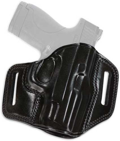 Galco Combat Master Belt Hlstr - Right Hand Leather Sig P228p229 Black