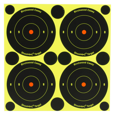 Birchwood Casey Shoot-N-C 3 inch Taget Bull 12 Sheet Pack