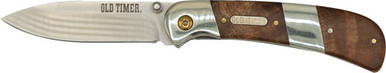 Old Timer Knife Wood Tinitride - Sprng Asst 3" Bld W/pocket Clp