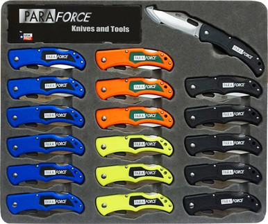 Accusharp Paraforce Lock Back - Knife Set 18 Knives Per Disply