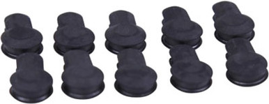 Guntec Rubber Insert Covers - 10pk Keymod Black