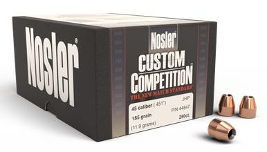 Nosler Custom Competition, Nos 44847 Cust Comp451 185Jhp 250