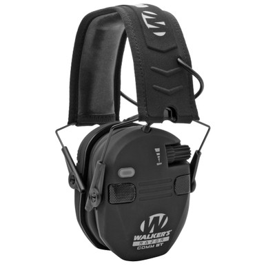 Walkers Razor Slim Electronic Quad Muff w Bluetooth - Black