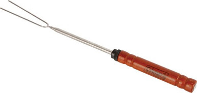 Coleman Telescoping Rotisserie - Fork Extends 12" To 48" Wood