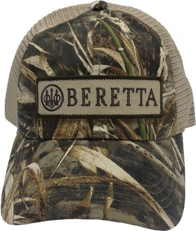 Beretta Cap Trucker W/patch - Cotton Mesh Back Rt-max5 Camo