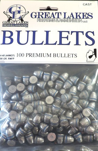 Great Lakes Bullets .44-40 - .427 200gr. Lead-rnfp 100ct