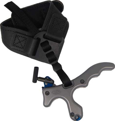 Hot Shot Archery Haze Release - 4 Finger Black W/silent Triggr