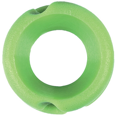 Pine Ridge Feather Peep Sight - 1/4" Lime Green 1ea
