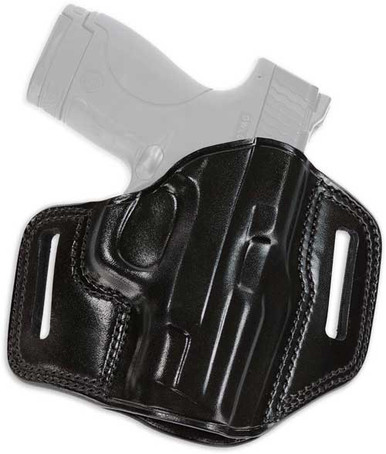 Galco Combat Master Belt Hlstr - Right Hand Leather Glock 48 Black