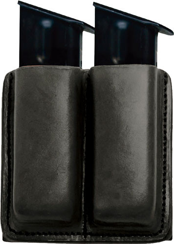 Tagua Double Mag Pouch Owb - Leather Colt 45 Black Ambi