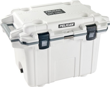 Pelican Coolers Im 50 Quart - Elite White/gray