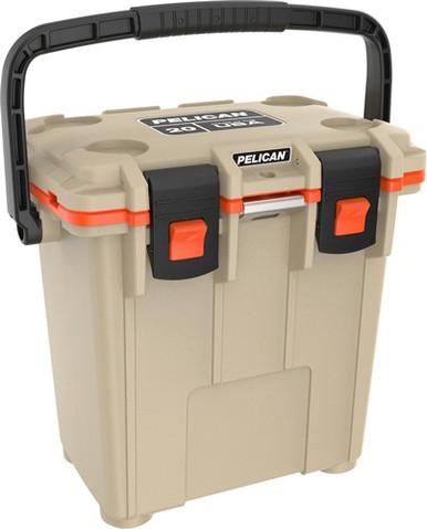 Pelican Coolers Im 20 Quart - Elite Tan/orange Leg Cut Out