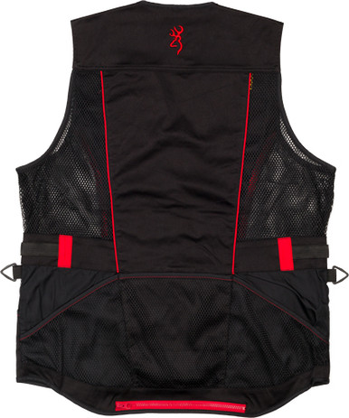 Bg Ace Shooting Vest R-hand - 2x-large Black/red Trim