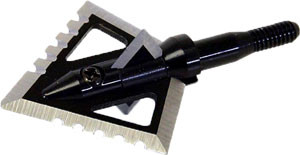 Magnus Broadheads Black Hornet - 4-bld Serrate 100gr 1 1/4" 3pk