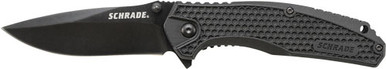 Schrade Knife High Carbon 3.4" - Blade Black