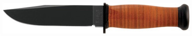 Ka-bar Mark I Navy Knife - 5-1/8" W/leather Sheath Usn