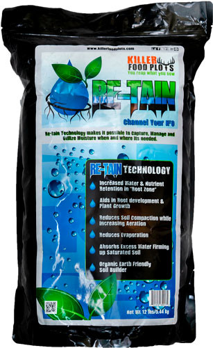 Killer Food Plots Re-tain - Moisture Pellets 1/8acre/3lbs