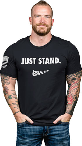 Nine Line Apparel Just Stand - Men's T-shirt Black X-large