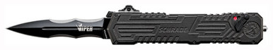 Schrade Knife Viper 3rd Gen. - 3.5" Black Double Edge Magic