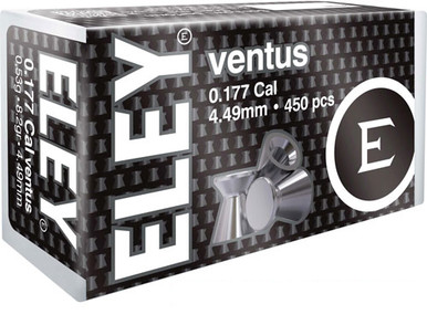 Eley Ventus Pellets .177 - 4.49mm 8.2 Grains 450-pack