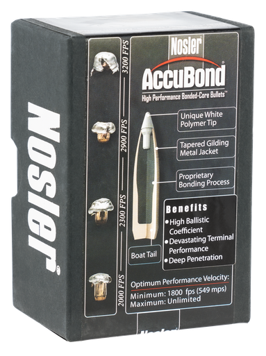 Nosler Accubond, Nos 57287 Accubond 338 250 Sptzr50