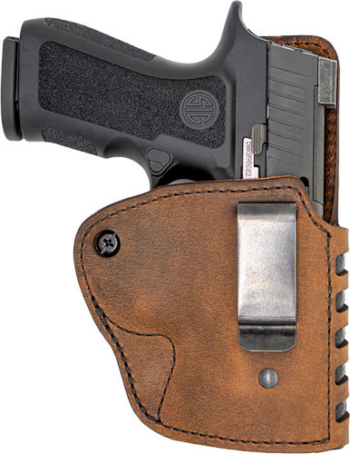 Vc Compound Holster Iwb Kydex - Leather Rh Sub Compct Sz 3 Brn