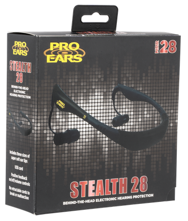 Pro Ears Stealth 28 Hearing Protection and Amplification Blk