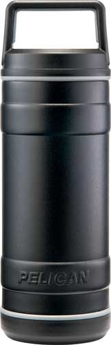 Pelican Traveler 18 Oz Bottle - Screw Top Leak Proof Ss Blk