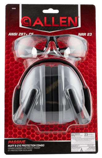 Allen Passive Muff & Eye Protection, Allen 2229Passive MuffEye Protection Combo