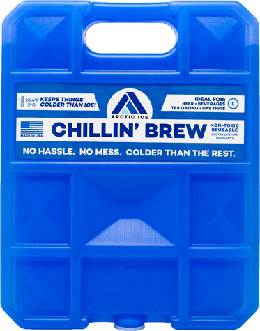 Arctic Ice Chillin Brew Large - 2.5lb Reusable Refrige Temp