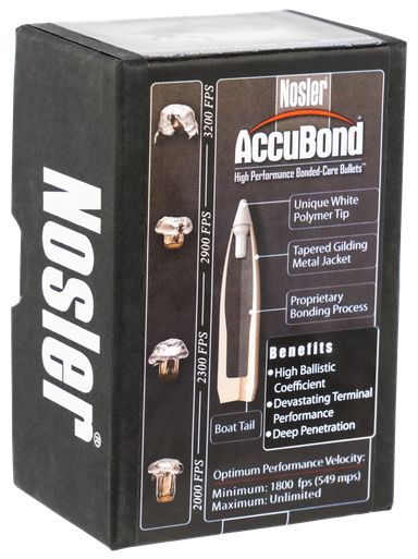 Nosler Accubond, Nos 52165 Accubond 308 125 Sptzr50