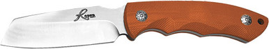 Abkt Roper Razor 3" Fixed Blde - Orange G10 Handle W/sheath