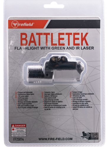 Firefield Battletek, Firefield Ff25014 Battle Tek Wl W/grn Ir Las