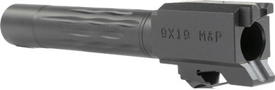 Faxon S&w M&p 2.0 Compact 9mm - Flame Flute Non-threaded Blk