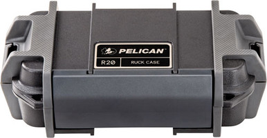 Pelican Ruck Case Medium R20 - W/divider Blk Id 7.1"x3.4"x2"