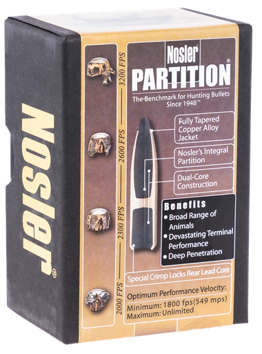 Nosler Partition, Nos 16331 Partition 30 180 Sptzr50