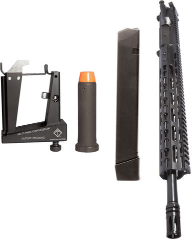 Ati 9mm Conversion Kit Ar-15 - 16" 9mm Keymod Upper/31rd Mag