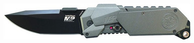 S&w Knife M&p Spring Assist - 3.5" Grey