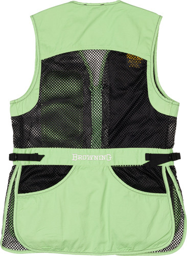 Bg Mesh Shooting Vest R-hand - Women's Small Black/neomint