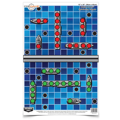 Birchwood Casey PREGAME Battle at Sea 12x18 Target 8PK