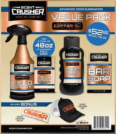 Scentcrusher Field Spray Value - Pack W/free Hat & Decal