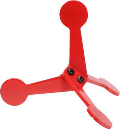 Lyman Flippin Critter Target - Round Rimfire Red