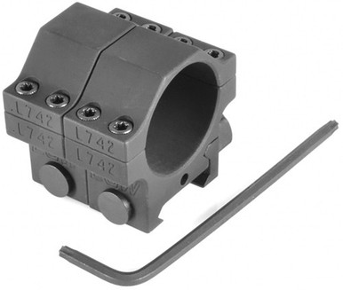 Egw Hd 30mm Tactical Aluminum - Rings .850" Matte Black