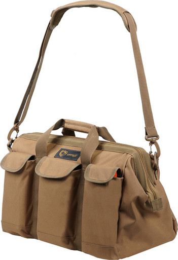 Drago Sportsman Pro Tool Bag - 6 Extrnal Pouches Tan