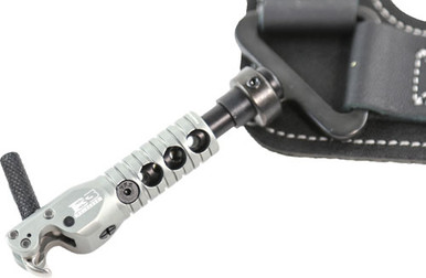 B3 Archery Release Hawk Hook - Jaw Swivel Stem Gun Metal Grey