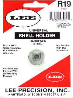 Lee Shell Holder, Lee 90004 R19 Shell Holder