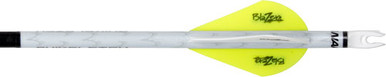 Nap Quickfletch W/2" Blazer - Vanes White/yellow/yellow 6pk